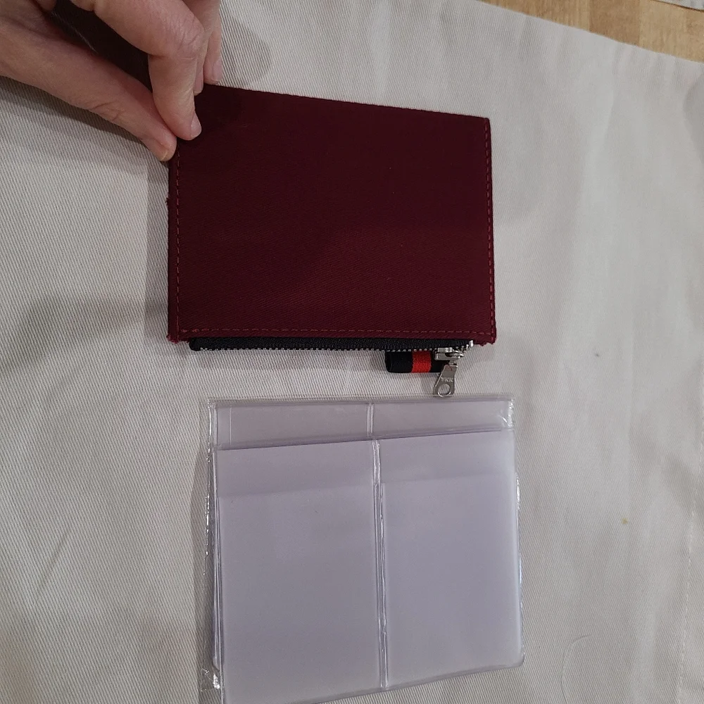 Passport Sized TN Wallet Insert For Travelers Notebook W Extra Card Holders - Picture 2 of 6